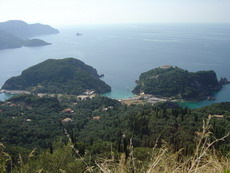 Corfu Paleokastritsa view 